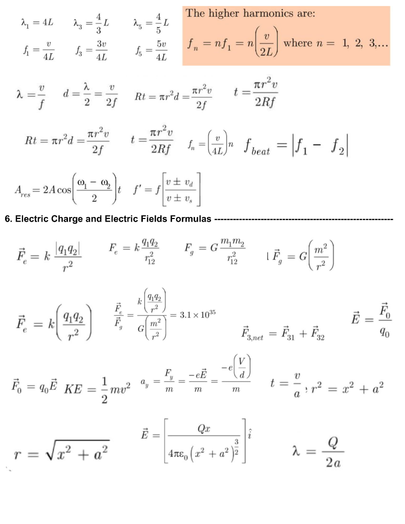 Solved Page 6 Of 9 5 The Simple Harmonic Motion Of A Par Chegg Com