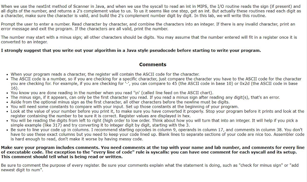 Solved When we use the nextInt method of Scanner in Java, | Chegg.com