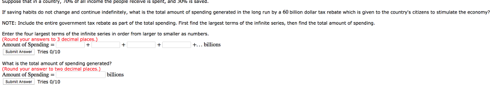 Solved Suppose That In A Country, }% Or All Income The | Chegg.com