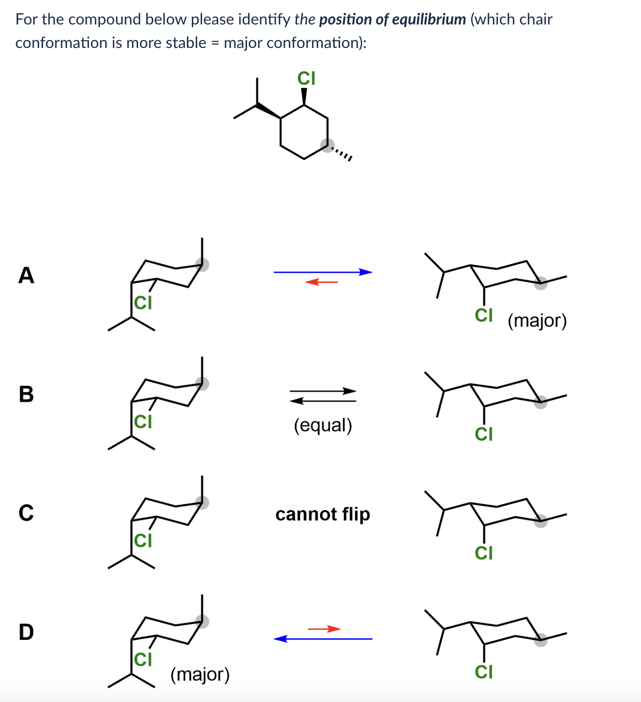 Solved For the compound below please identify the position | Chegg.com