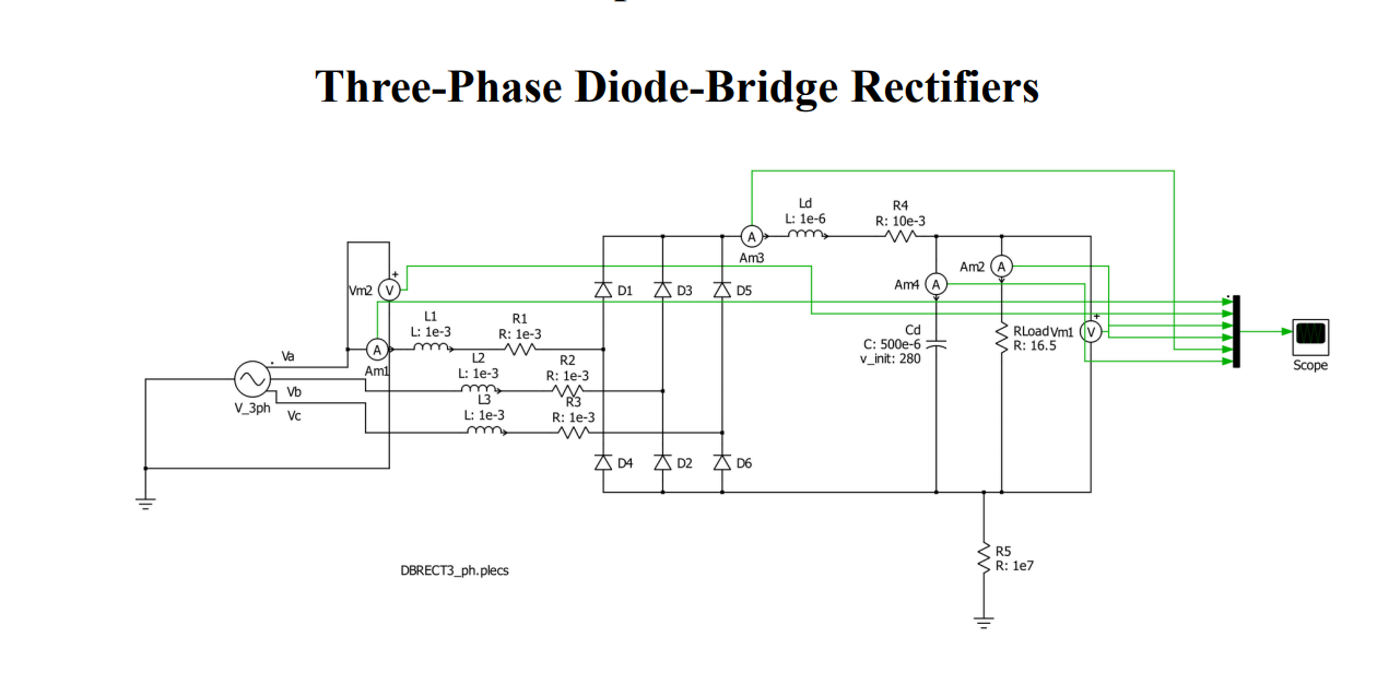 6 diode rectifier