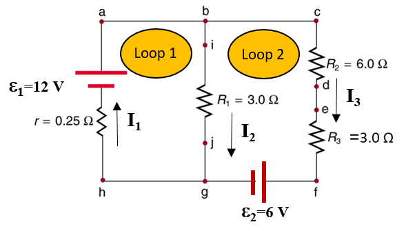 Solved The following figure shows an electric circuit. | Chegg.com