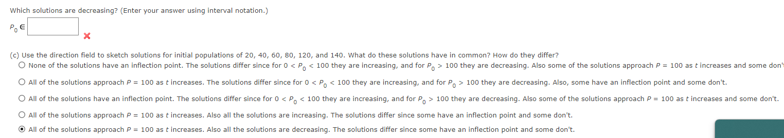 Solved Suppose That A Population Develops According To The | Chegg.com