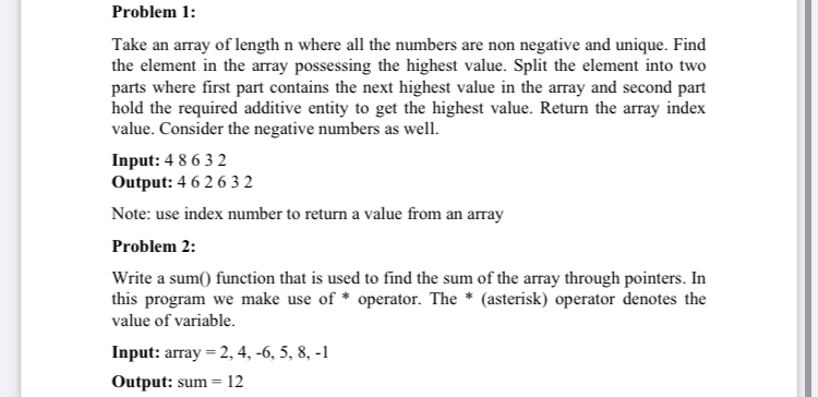 solved-problem-1-take-an-array-of-length-n-where-all-the-chegg