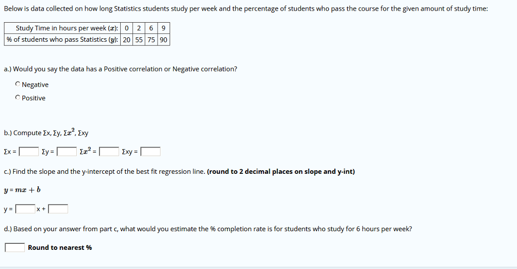 Solved below is data collected on how long statistics chegg