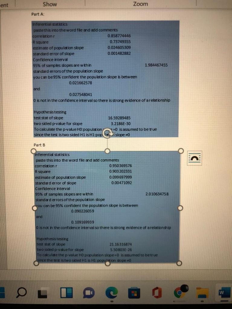 Solved Which case has a lower standard error the output from | Chegg.com