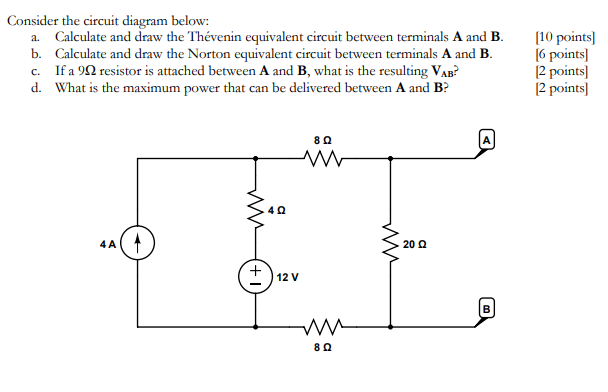 Solved Consider The Circuit Diagram Below: A. Calculate And | Chegg.com