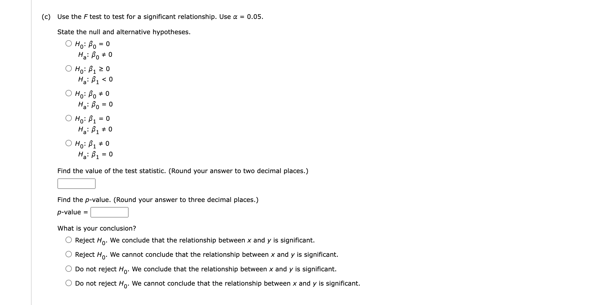 Solved (a) What is the value of the standard error of the | Chegg.com