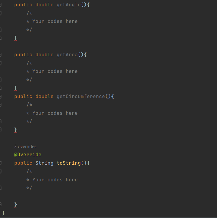 Solved 1. Consider the following class hierarchy: Build a | Chegg.com