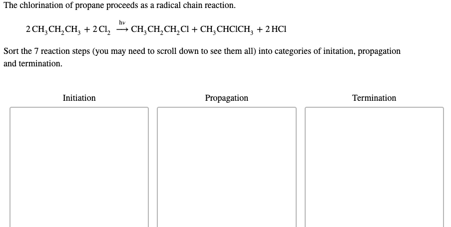 solved-the-chlorination-of-propane-proceeds-as-a-radical-chegg