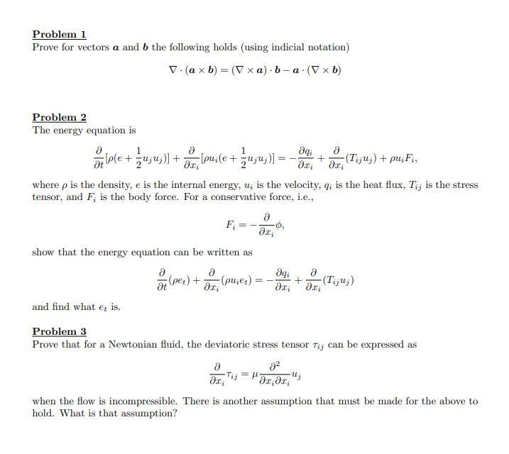 Solved Problem 1 Prove for vectors a and b the following | Chegg.com