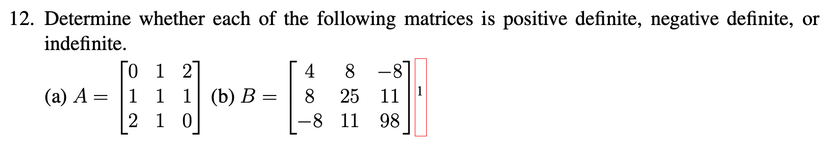 Solved This is for a linear algebra course. Please be as | Chegg.com
