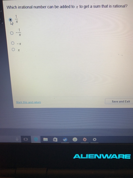 Solved Which irrational number can be added to pi to get a | Chegg.com