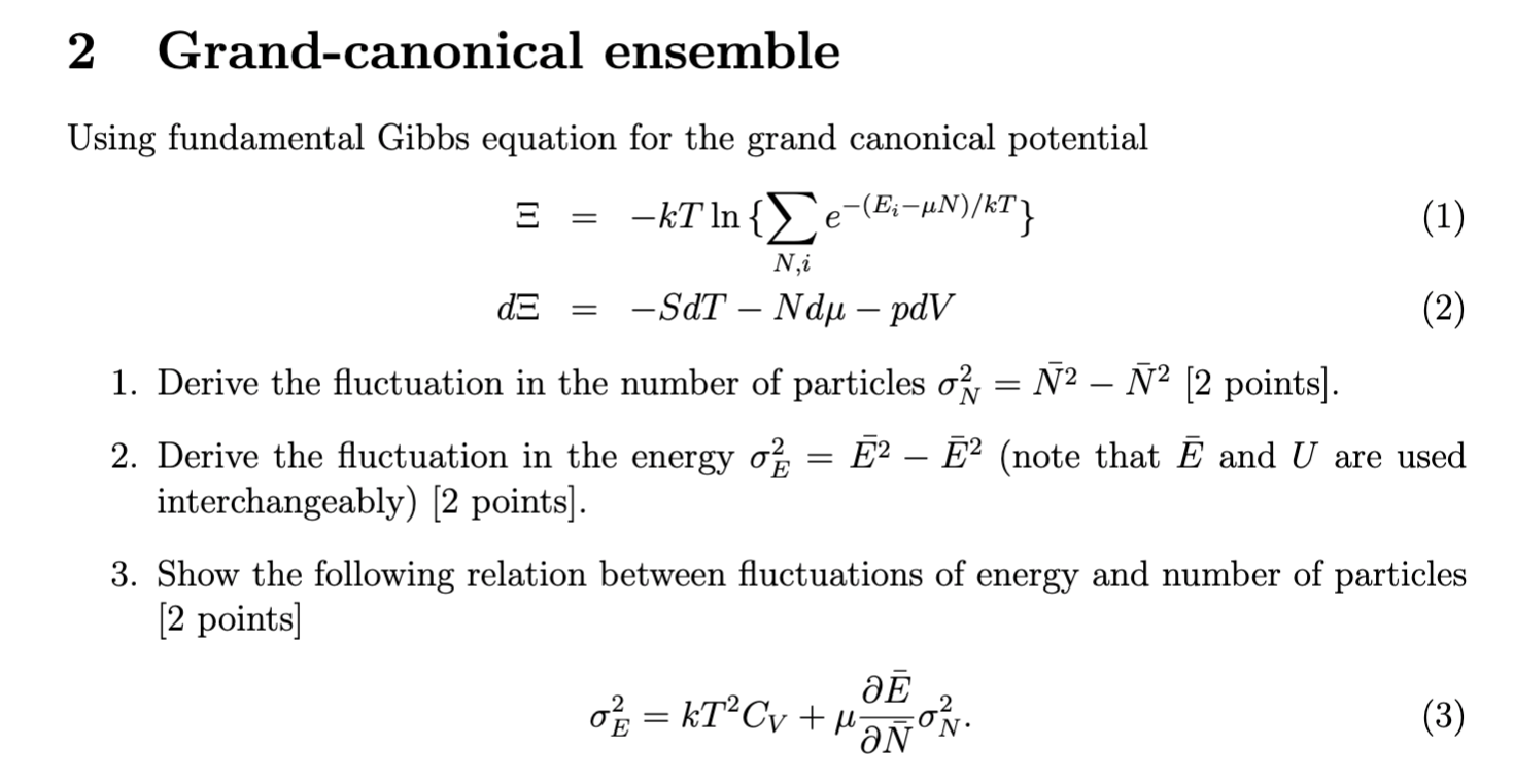 2.7: Grand Canonical Ensemble And Distribution – OKZAA