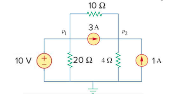 Solved calculate the value of the power in the 1A current | Chegg.com