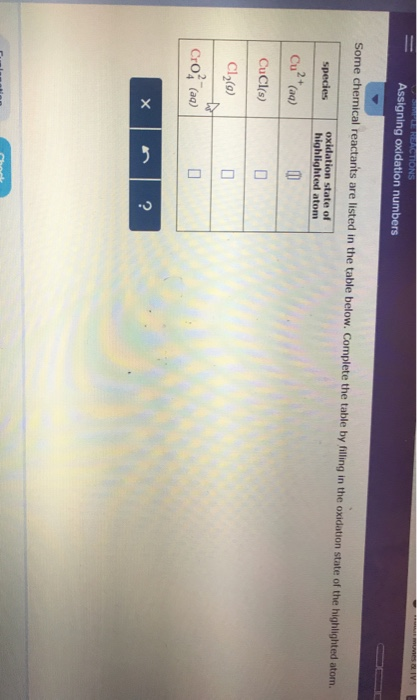 assigning oxidation numbers assigning oxidation numbers