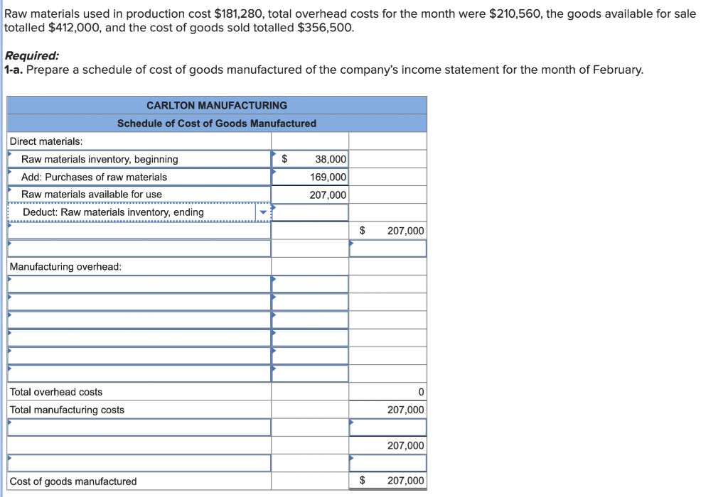 Solved Problem 2 24 Schedule Of Cost Of Goods Manufactured Chegg Com   Phpln15xs