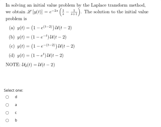 Solved Find L (f(t)], where f(t) ed if 0 | Chegg.com