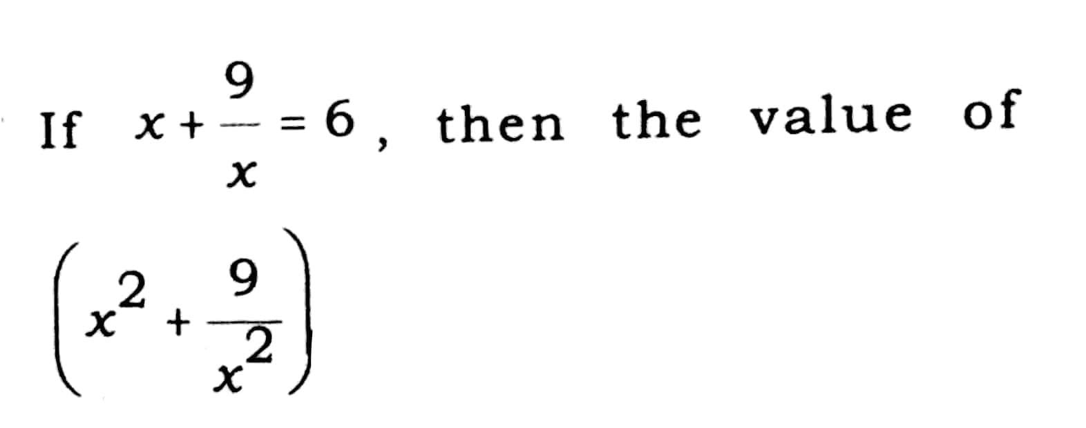 find the value of x when 5x 6 2x 9 responses