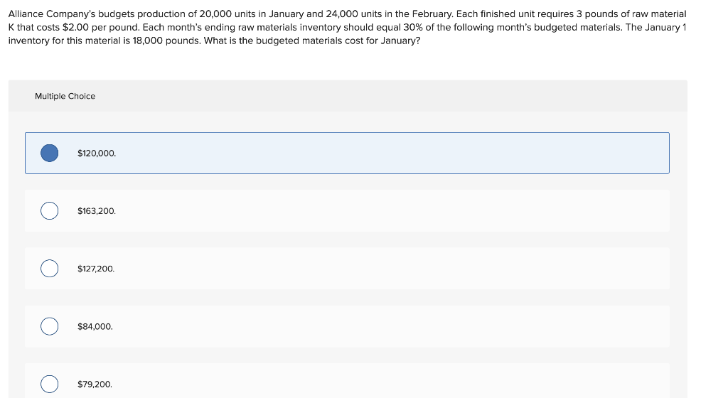 Solved A sporting goods manufacturer budgets production of