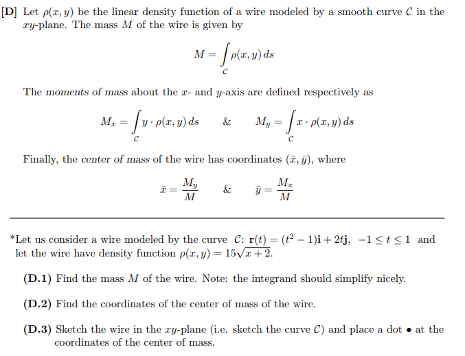 Solved D Let Px Y Be The Linear Density Function Of A 8690