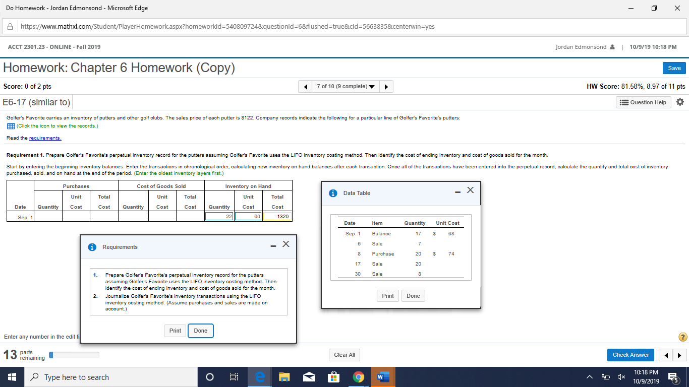 Edgex Homework Solved Do Homework - Jordan Edmonsond - Microsoft Edge - 0 X | Chegg.com