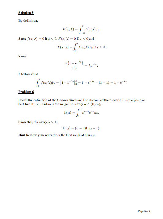 Solved PLEASE SOLVE THE ABOVE PROBLEM , SOLUTION TO HW | Chegg.com