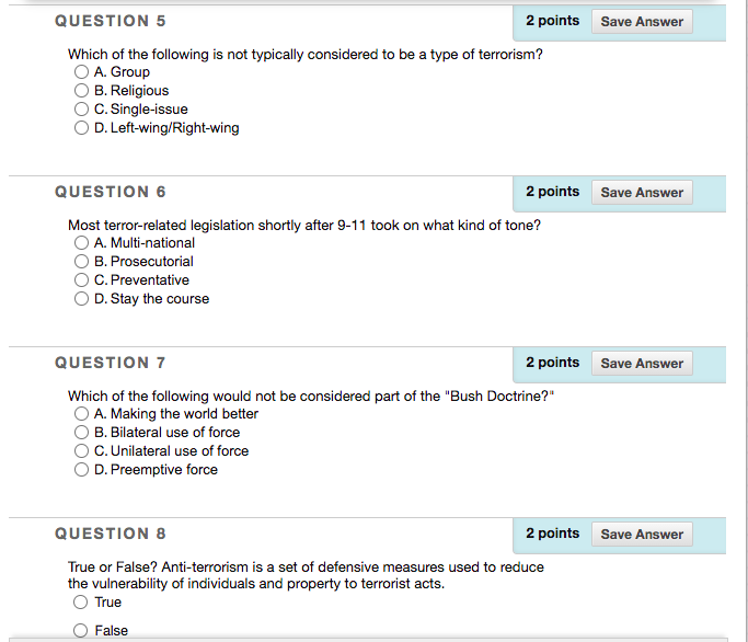 Solved QUESTION 5 2 points Save Answer Which of the | Chegg.com