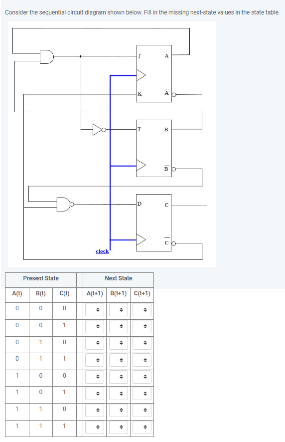 Solved Consider The Sequential Circuit Diagram Shown Below. | Chegg.com