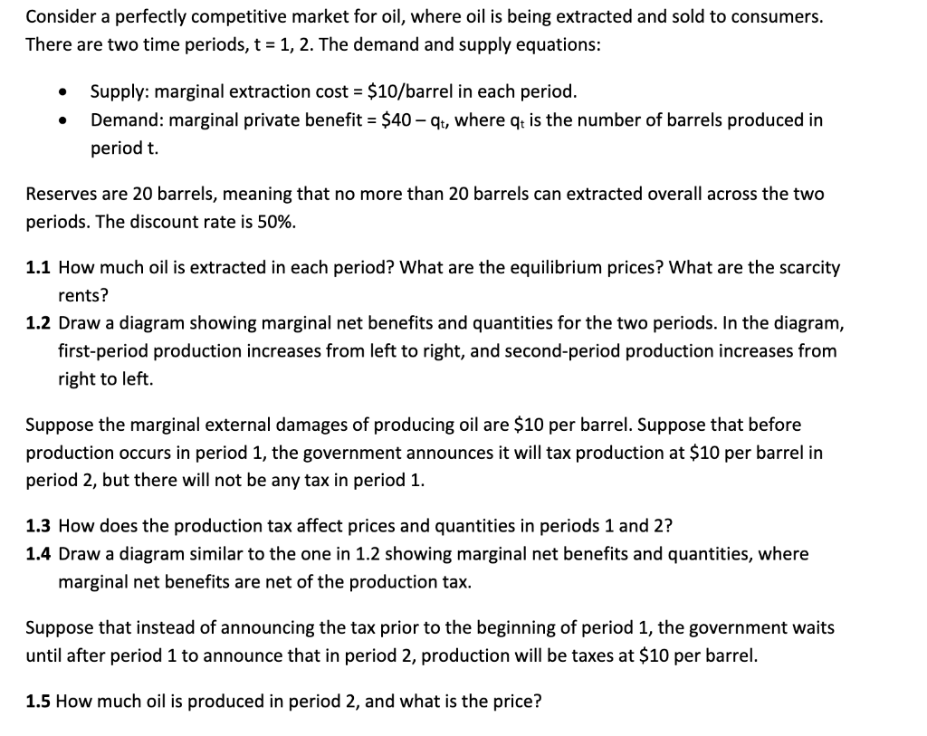 solved-consider-a-perfectly-competitive-market-for-oil-chegg