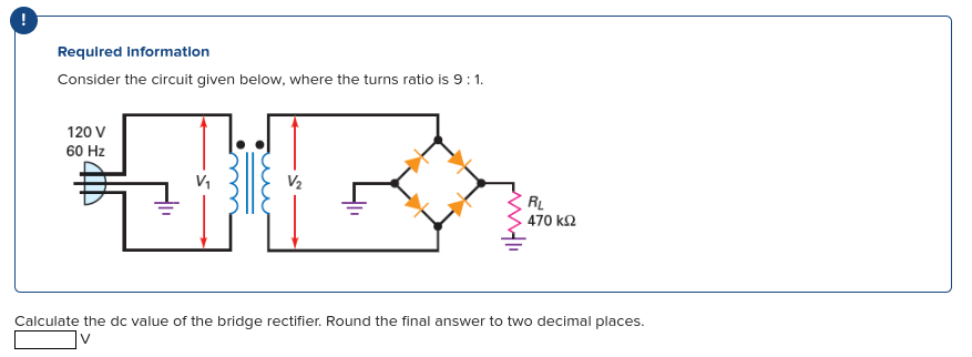 Solved Required Information Consider the circuit given | Chegg.com