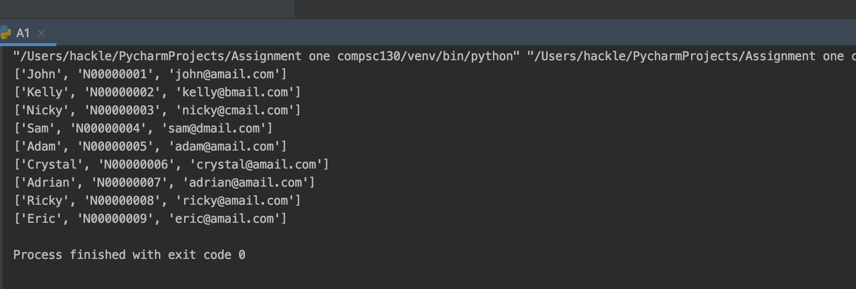 Solved this question is in python I have posted the student | Chegg.com