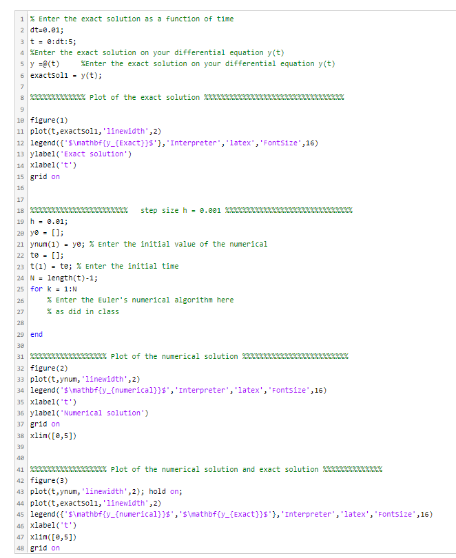 Solved Consider the differential equation given by | Chegg.com