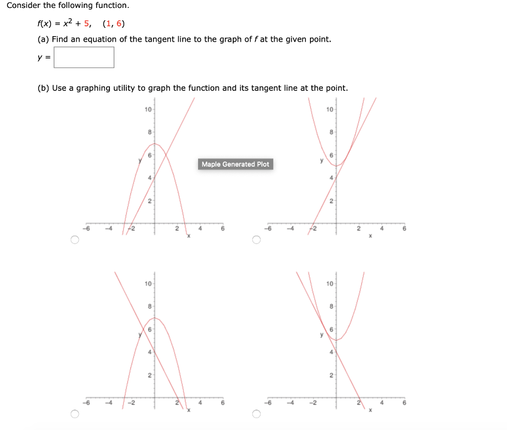 Solved Consider The Following Function F X X2 5 1 6