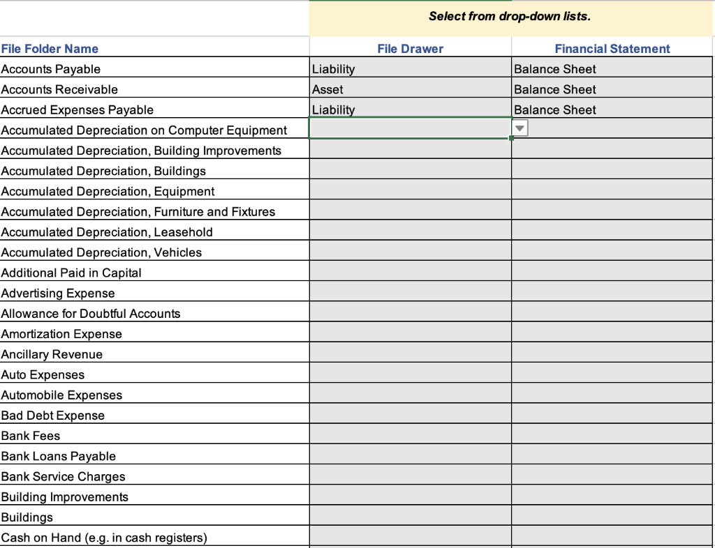 Solved The file folders are listed in alphabetical order
