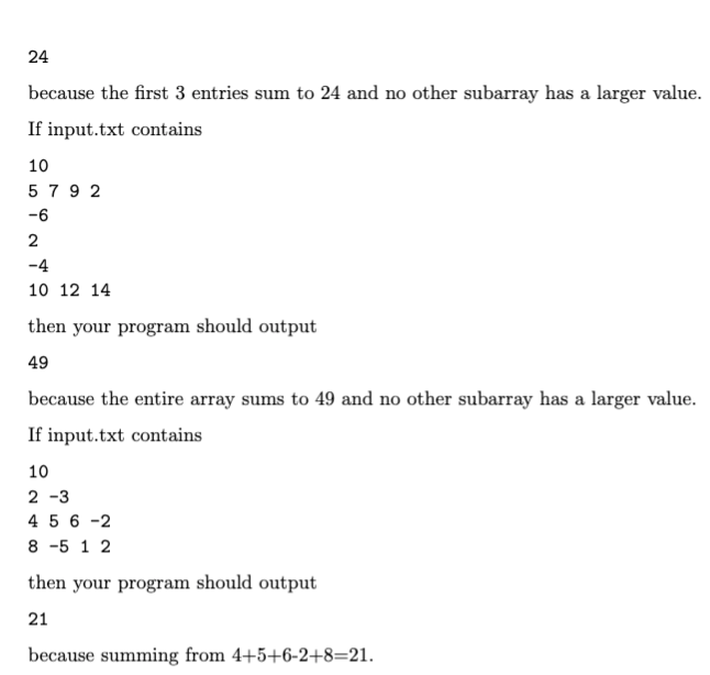 Solved Overview: You'll be given an array of (positive and | Chegg.com