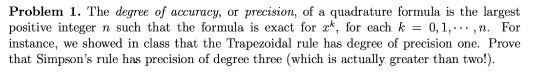 Solved Problem 1. The Degree Of Accuracy, Or Precision, Of A | Chegg.com