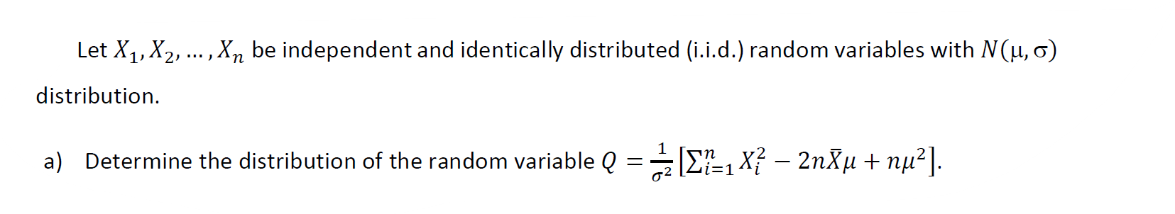 Solved Let X1,X2,…,Xn be independent and identically | Chegg.com