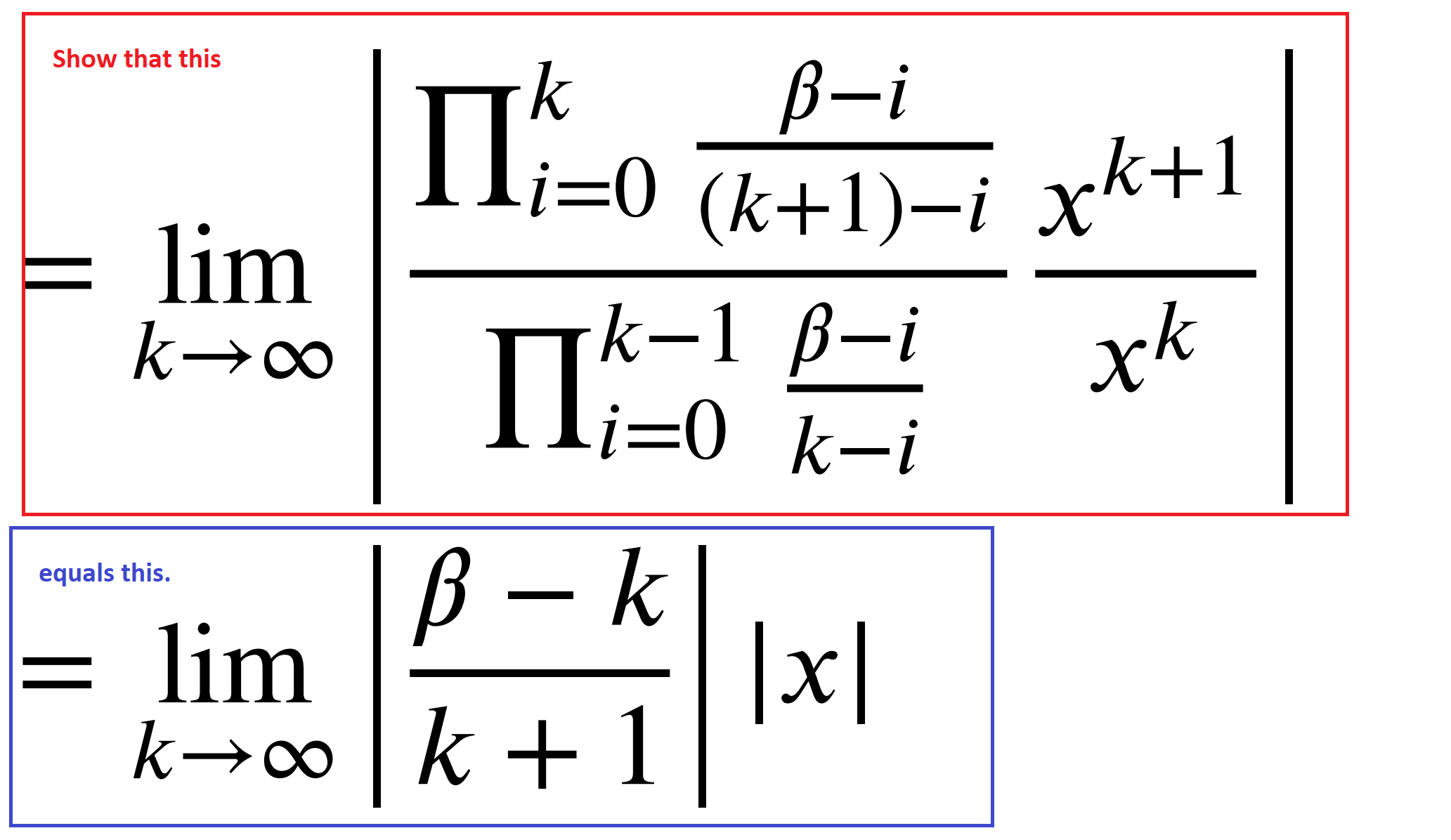 Solved Write the steps to show that what's in the red box | Chegg.com