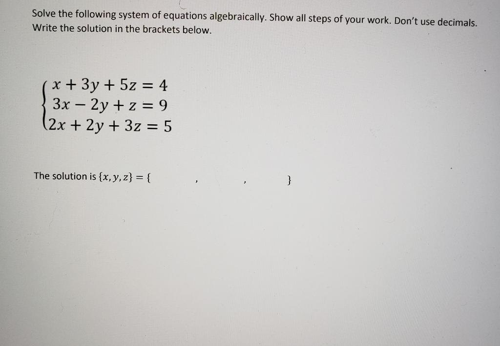 Solved PLEASE SHOW ALL WORK for all parts, and no offense to | Chegg.com