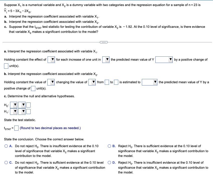 Solved All the non-number fill-in-the-blank options are | Chegg.com