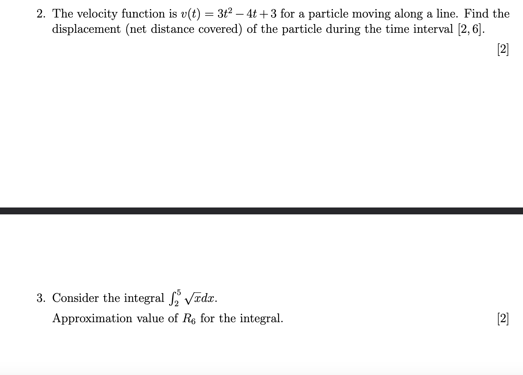 solved-2-the-velocity-function-is-v-t-3t2-4t-3-for-a-chegg