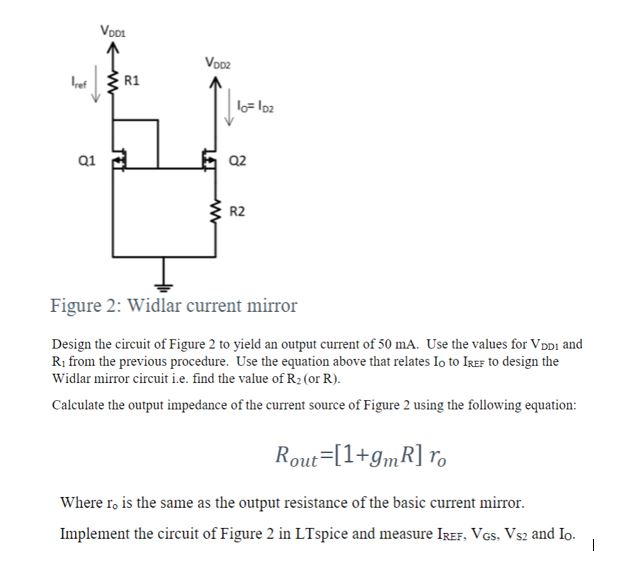 A Basic Mosfet Current Mirror Is Shown In Figure Chegg Com