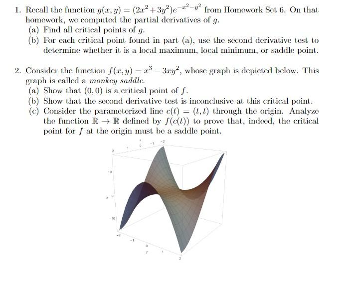 Solved 1 Recall The Function G 1 Y 2 0 3y E V Fr Chegg Com