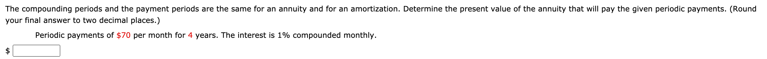 Solved The compounding periods and the payment periods are | Chegg.com