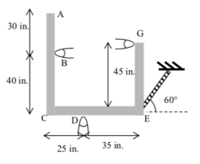 Solved A thin U-shaped member is kept in equilibrium in the | Chegg.com