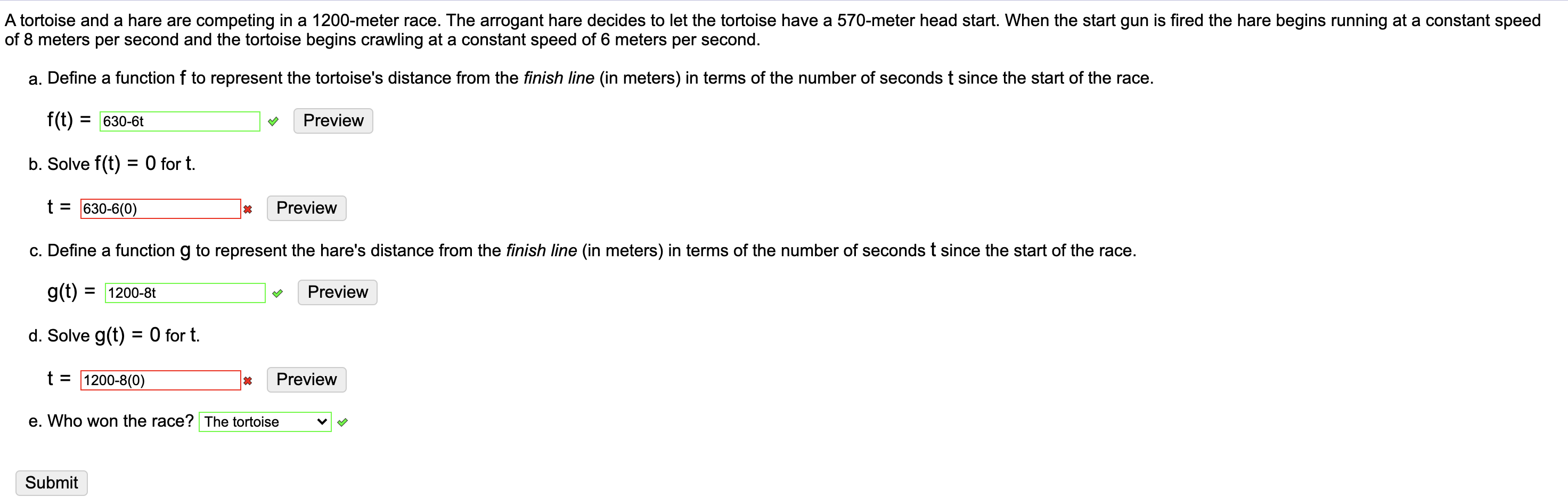 solved-a-tortoise-and-a-hare-are-competing-in-a-1200-meter-chegg