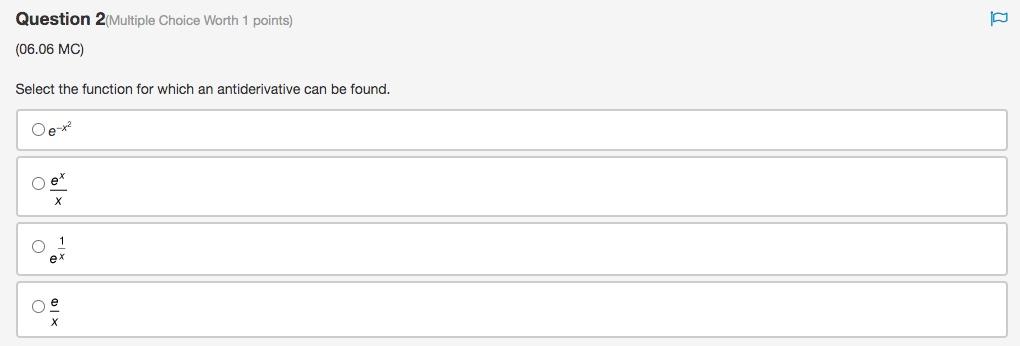 Solved Question 1 Multiple Choice Worth 1 points) (06.06 MC) | Chegg.com