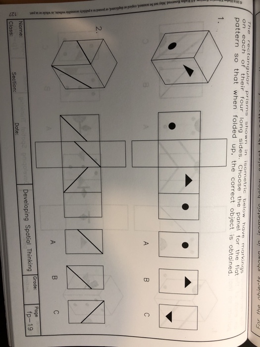 Solved The reetangular prisms shown in isometric below hove | Chegg.com