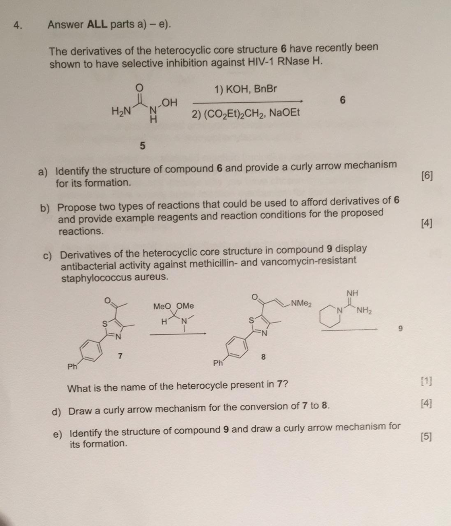 Solved Answer All Parts A E The Derivatives Of The Chegg Com